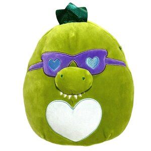 Squishmallows Valentine Ari the Dinosaur 8" Green Love Friendship Stuffed Animal